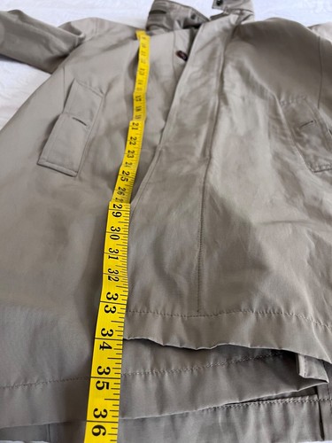 $1,800 MSRP Moncler Trenchcoat Men's Tan with Hood Size 5 - please read - Picture 18 of 20