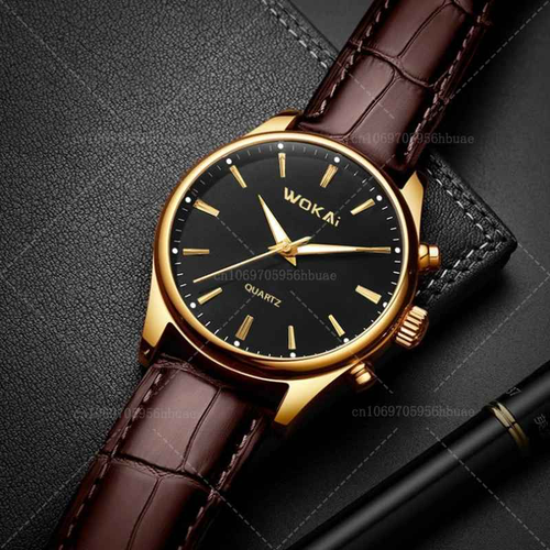 High Quality Fashion Men's Business Belt Quartz Watch Boy Ray Personality Simple