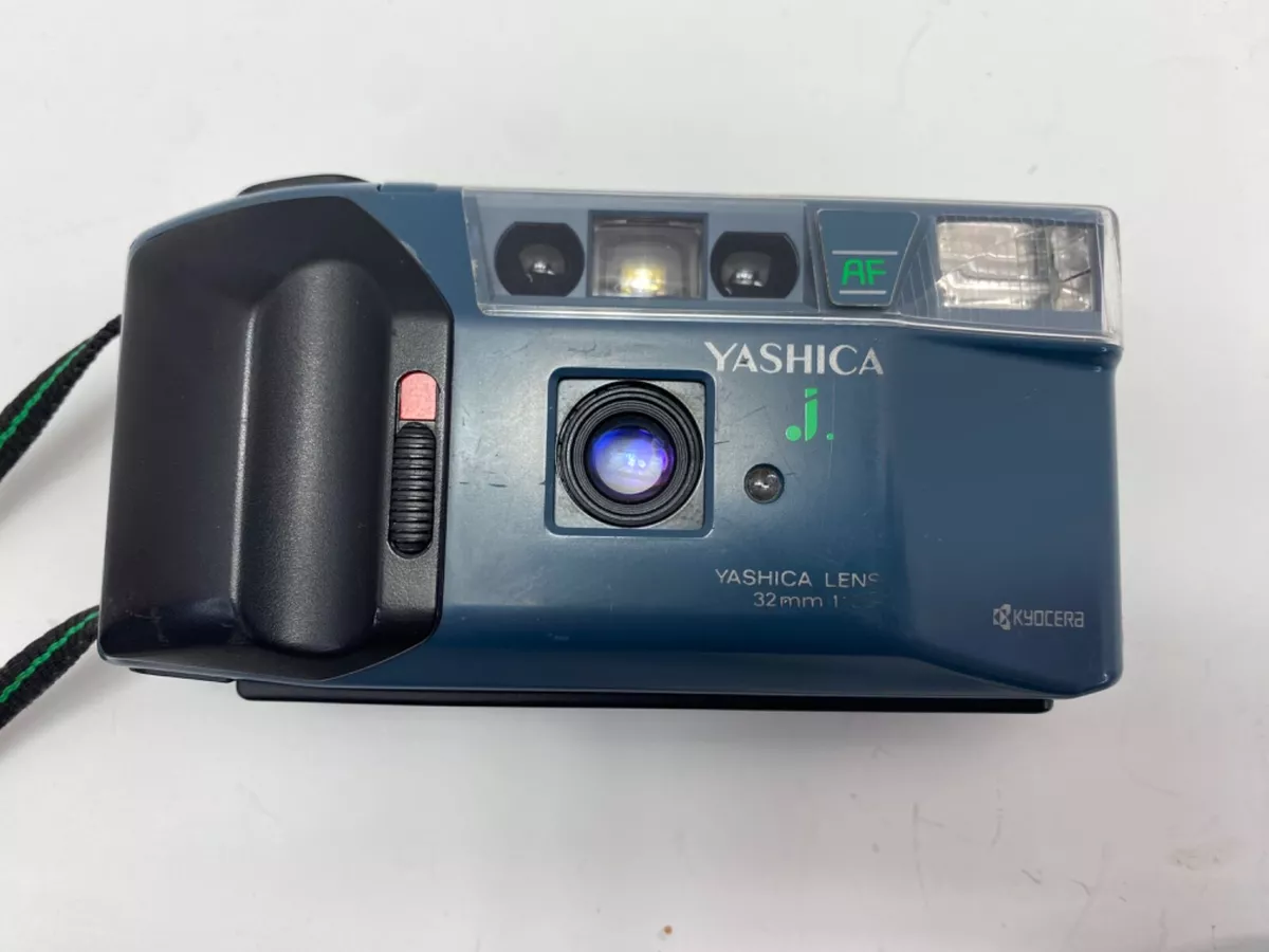 YASHICA AF J AFJ POINT SHOOT FILM CAMERA 32MM 1 3.5 LENS tested