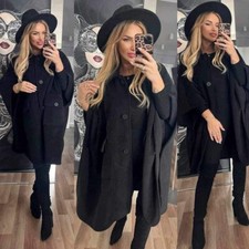 BY O LA LA COAT PONCHO ONE SIZE