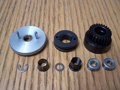 Fits Traxxas 3.3 Jato Engine Clutch Bell 24t Gear Flywheel Spring Tmaxx Rustler