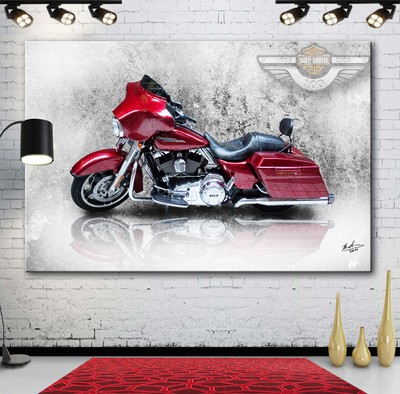 harley davidson bilder auf leinwand