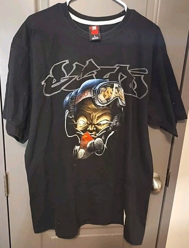 Ecko Unltd T-Shirt Herren L Graffiti Künstler Mann Gasmaske Grafik  - Bild 1 von 8
