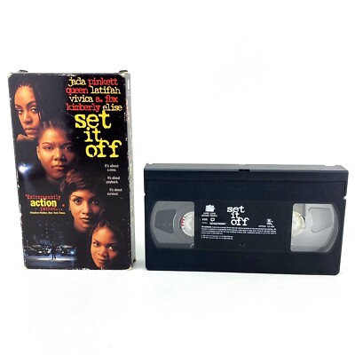 Set It Off VHS 1997 Kimberly Elise Queen Latifah 794043444531| eBay
