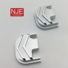 2 Pack Slide Upper Cover Back PIate for GI0ck Gen 1,2,3,4 Aluminum Silver