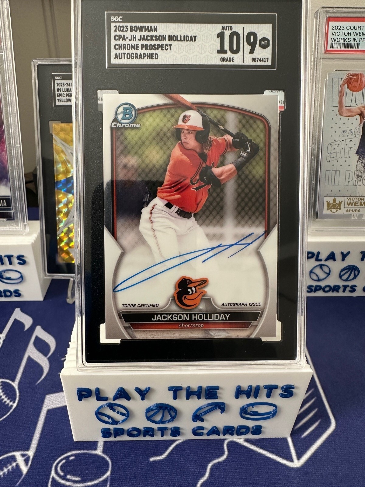 2023 Bowman - Chrome Prospect Autographs Jackson Holliday #CPA-JH (AU, RC)