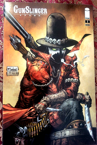 Gunslinger Spawn #1 Cover A Brett Booth & Cover B Todd McFarlane 2021 - Picture 4 of 7