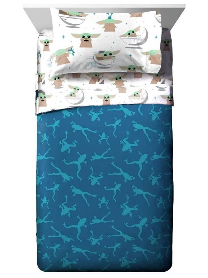 Star Wars the Mandalorian Kids Reversible Twin Bed Set-W9413999609