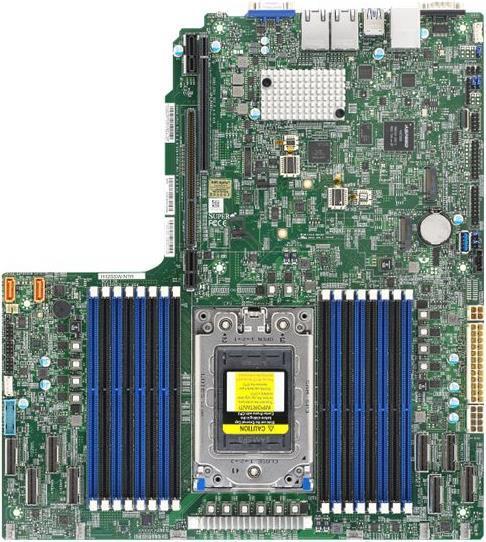 SUPERMICRO H12SSW-NTR - Motherboard - Socket SP3 - USB 3.0 - 2 x 10 Gigabit LAN