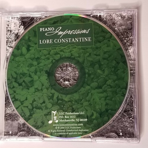 Lore Constatine Piano Impressions CD Takes My Breath Away 2006 Neuwertig - Bild 4 von 4
