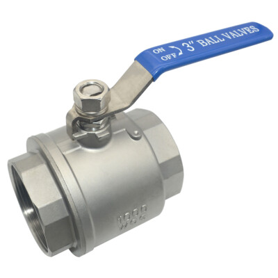 US stock 3'' 3 in NPT Threaded Full Port Ball Valve Stainless Steel SS 316