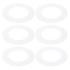 3" ID 4.7" OD Plastic Trim Ring, 6 Pcs Ceiling Light Goof Rings Matte Circula...