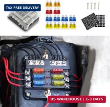 6-way Marine Fuse Blockwaterproof 12v Fuse Block With Led Indicator Automotive 6-way Marine Fuse Blockwaterproof 12v Fuse Block With Led Indicator Automotive