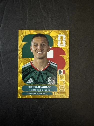 Roberto Alvarado 2026 Panini Roberto Alvarado Gold