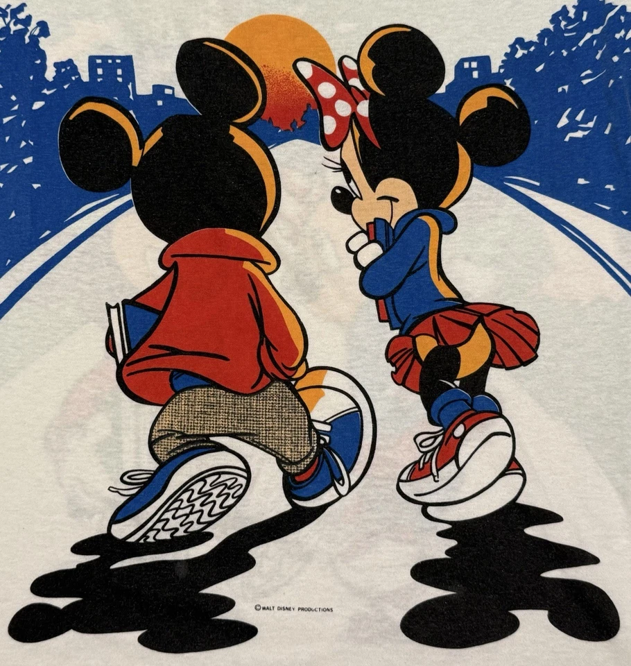 Tanque Colección Mickey Mouse Años 80 Walt Disney Productions M/L Minnie Allison Foto 4 de 4