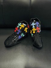 Black  Chrome Heart Boxing Shoes Customized Shoes (Replica )(FULLY CUSTOMIZED)