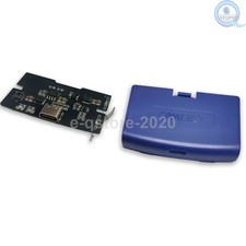 Battery Module Board diy Kit USB-C Cover Rechargeable For Gameboy Advance GBA