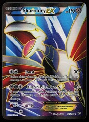 Skarmory EX 145/146 XY Base Set Full Art Ultra Rare Holo