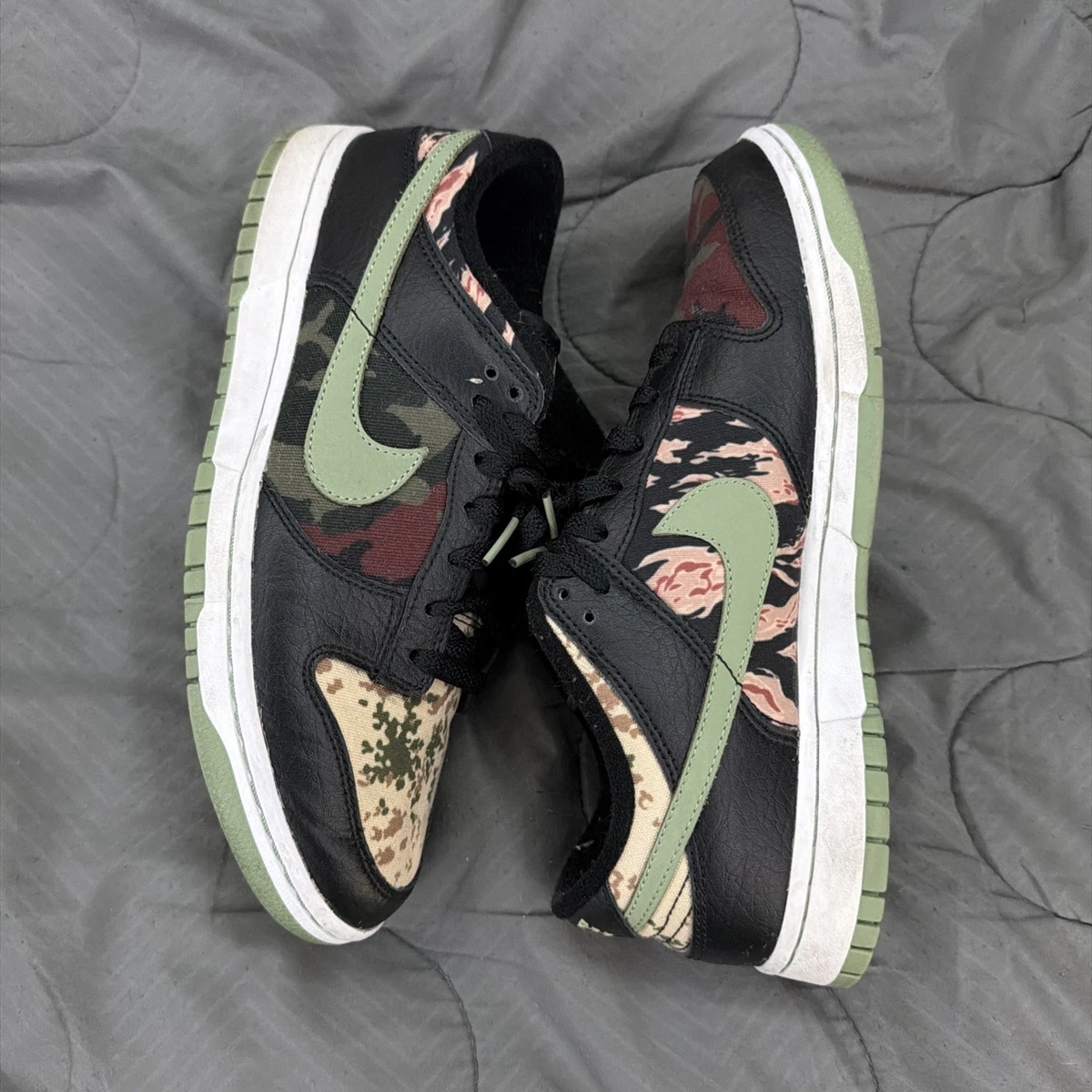 Las mejores ofertas en Nike Dunk SE Low Black Multi-Camo | eBay
