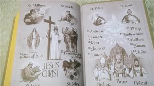 1992 NEW AMERICAN CATHOLIC BIBLE ST JOSEPH Medium Sz Edition ~EDGE-MARKING INDEX - 第 12/12 張圖片