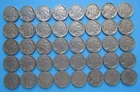 Roll of Buffalo Nickels - full date
