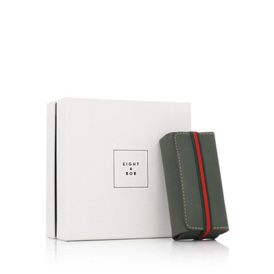 Eight & Bob Leder-Etui für Parfüm (waldgrün)