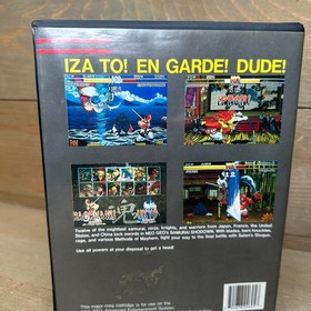 Samurai Shodown Neo Geo AES CIB Cartridge Case Manual SNK 1993