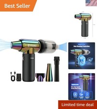 Compressed Air Duster - Barber Blower, Electric Duster, 3 Gear Mini Portable ...