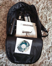 Celestron Travel Scope 70 70mm Refractor Altazimuth 100x Tripod Bag Manual