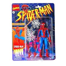 Marvel Legends Retro Spider-Man Animated Cel Shaded Figure Authentic USA SELLER