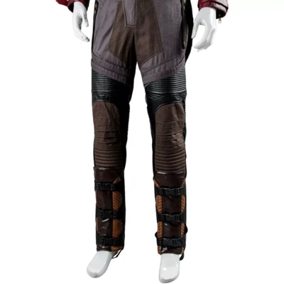 Para Hombres Peter Jason Quill Starlord Disfraz Juegos con disfraces Líder Starlord Pantalones Largos Traje Foto 3 de 4