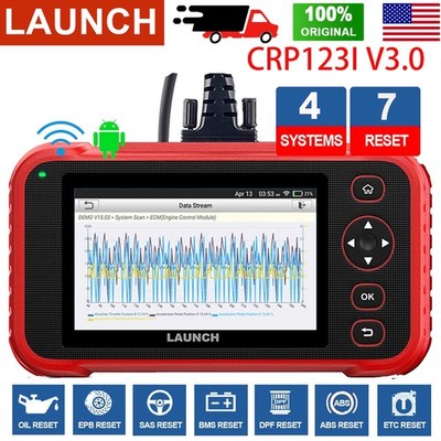 LAUNCH CRP123I V3 CRP123X OBD2 Scanner Lifetime Free Car Scan Tool CANFD&DOIP