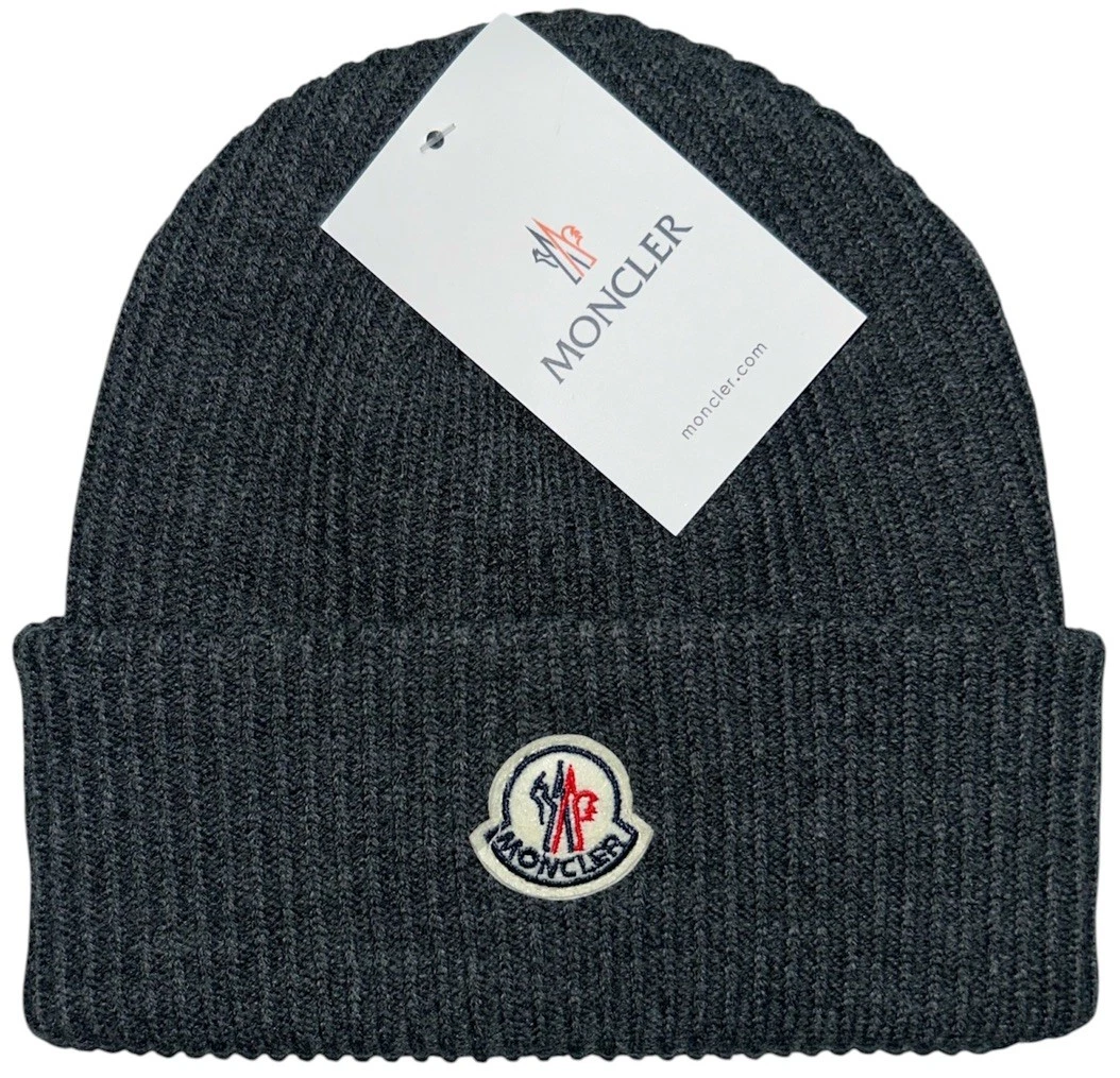 Moncler Gray Men's Beanie for sale | eBay