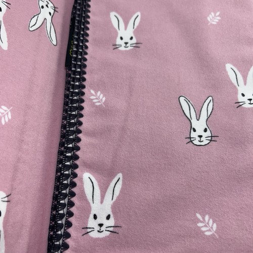 Baby Flannel Cuddle Blanket Pink Bunny Jolimoli Simply Chic Little Fennec - Picture 4 of 7