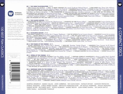 VARIOUS ARTISTS 100 BEST FILM CLASSICS [WARNER CLASSICS] NEW CD