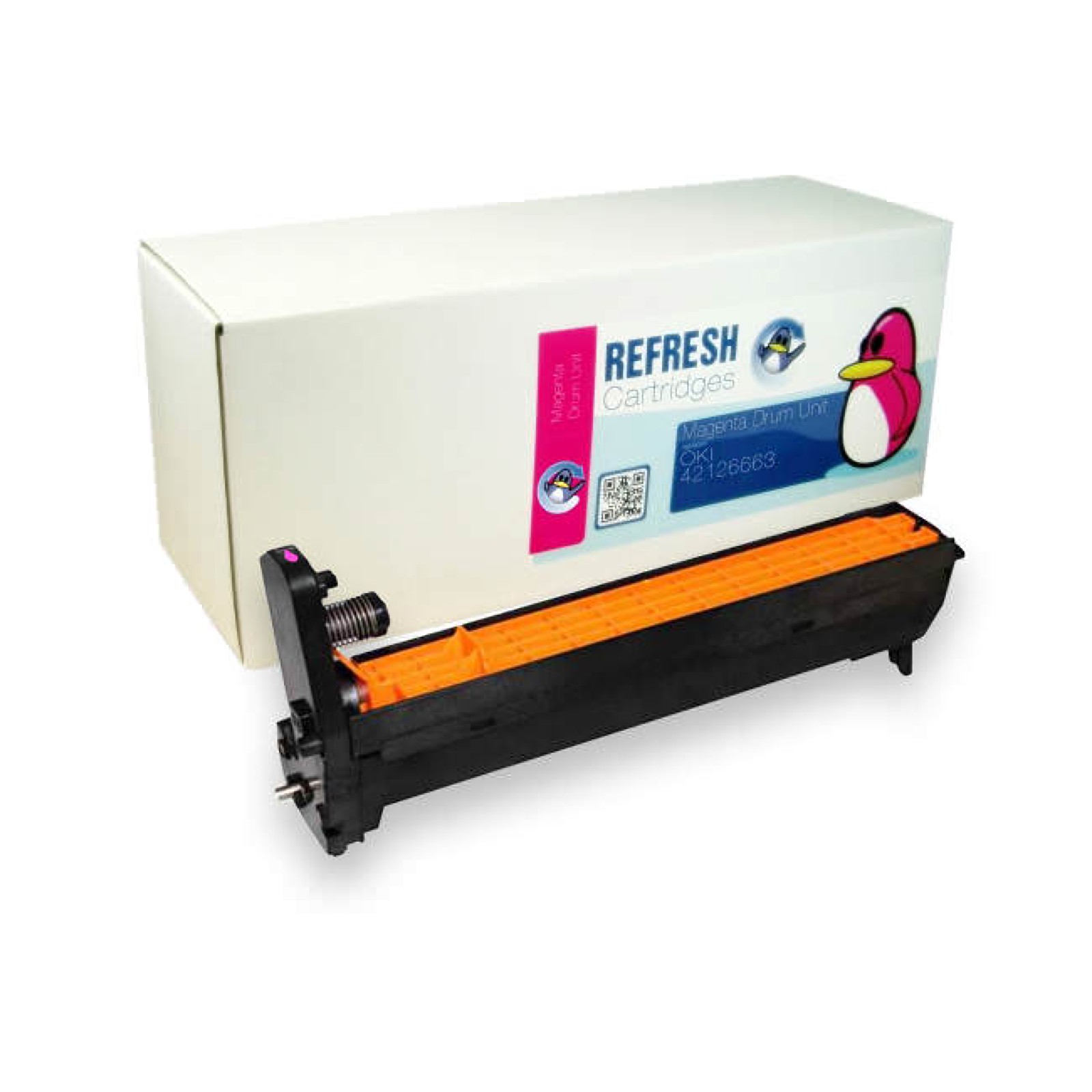 Refresh Cartridges Magenta Drum Unit 42126663 Compatible With OKI Printers