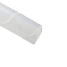 Hellermann Tyton 3NFP9C Spiralwrap.50'' Diameter, PE, Natural, 100ft Reel