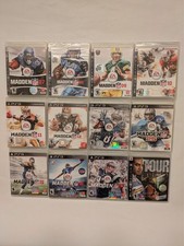 Madden NFL Playstation 3 PS3 07 08 09 10 11 12 13 14 15 16 17 25 Tour Lot CIB