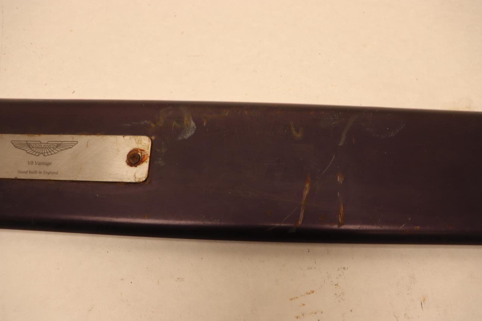 2007-2010 ASTON MARTIN V8 VANTAGE RIGHT PASSENGER SIDE DOOR SILL SCUFF PLATE OEM