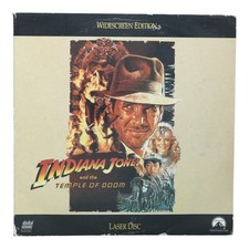 Indiana Jones and the Temple of Doom LaserDisc Widescreen Edition VG Paramount