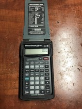 Calculated Industries mortgage Qualifier Plus PX2 3442 Calculator Case Instruct