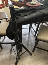 Ultimate Support TS-100B Air-Powered Lift-Assist Speaker Stand - Black