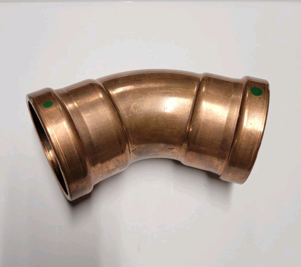 Viega 20658 ProPress 3in 45 Degree Elbow  3"x3" Copper PxP