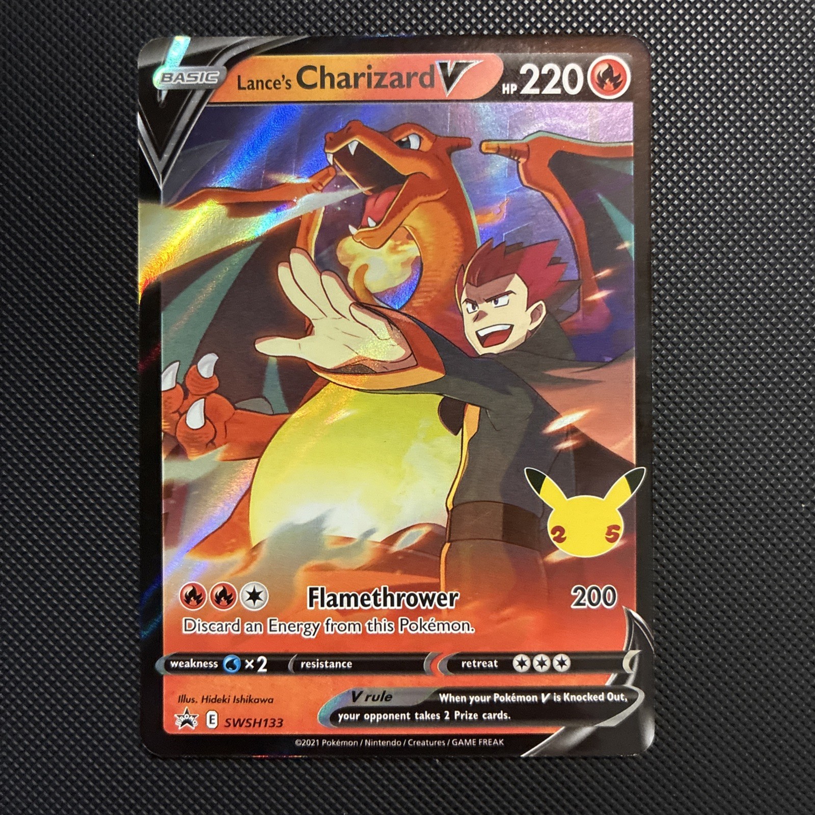 Lance's Charizard V SWSH133 SWSH: Sword & Shield Promo Cards Holo NM