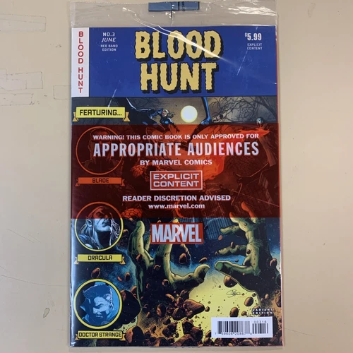 Blood Hunt #3 1:25 Red Band Bloody Homage Variant Marvel Comics 2024 *