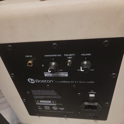 Boston Acoustics SoundWare XS 5.1 Home Theater Speaker System   White