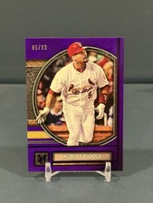 Albert Pujols /99 Purple 2025 Topps Museum Collection #96 St. Louis Cardinals