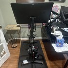 Peloton Touchscreen Monitor Upright Exercise Bike, Black — photo 1