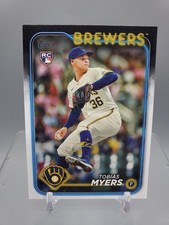 2024 Topps Update Baseball #US299 Tobias Myers Rookie Card. rookie card picture