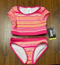 Art Class - Girls Summertime Striped Midkini Swim Suit